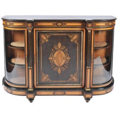 19th Century Marquetry Side Cabinet or Credenza