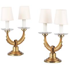 Pair of French Art Deco Lamps, 1930s 8