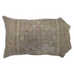 Antiker persischer Malayer-Teppich in geschwungener Form, Kissen