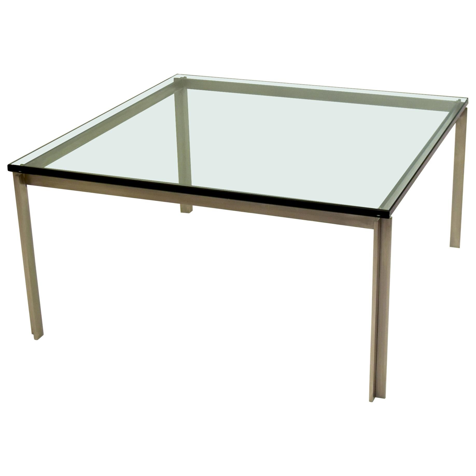 Super Elegant 1975 Willy Rizzo Opening Table Bar in Stainless Steel and