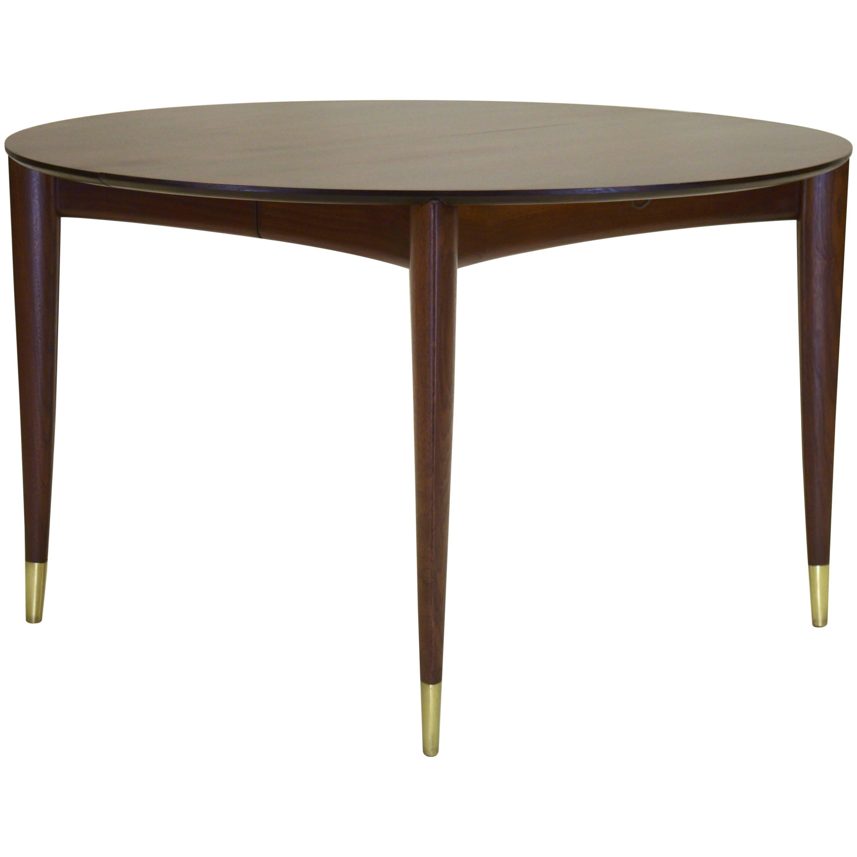 Gio Ponti Round Dining Table by M. Singer & Sons