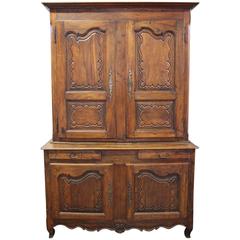 Gorgeous 18th Century French Cabinet "Deux-Corps"