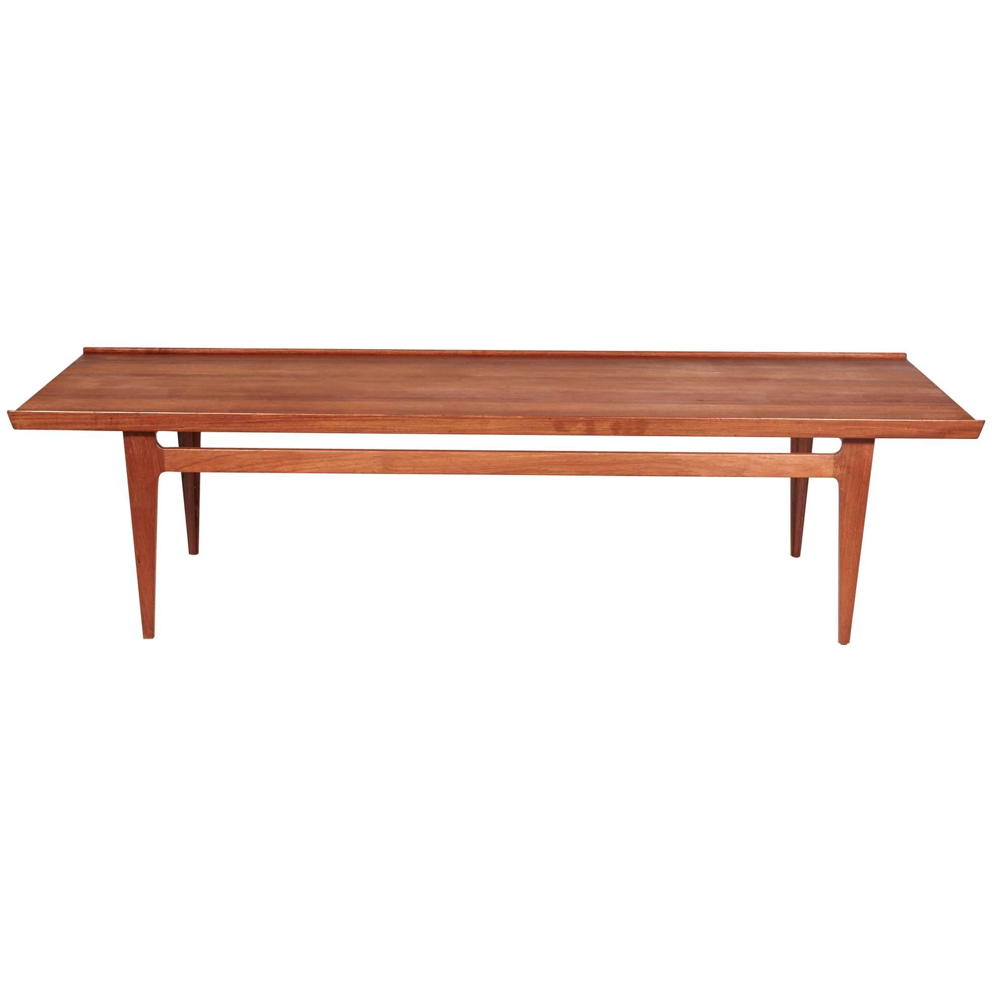 Finn Juhl Teak Coffee Table for France & Sons, 1950s