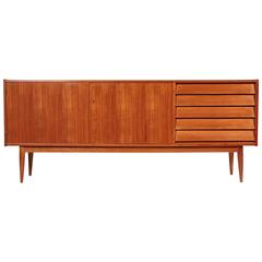 Danish Teak Credenza, 1950s