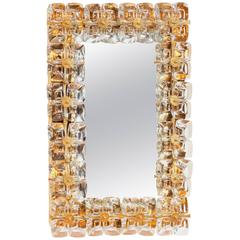 Amazing Gilded Illuminated Mirror by Palwa 'Palme and Walter,' Germany, 1970 7