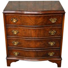 Mahogany Serpentine Front Chest of Drawers