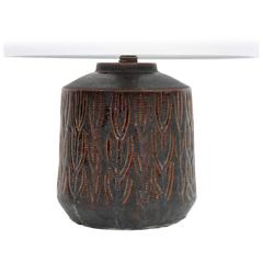 Nancy Wickham Pottery Desk Lamp
