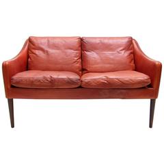 Vintage Two-Seat Sofa or Loveseat by Hans Olsen