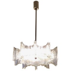 Funky Texture Glass Vintage Chandelier