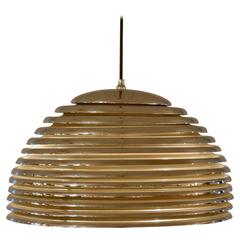 Chrome Spherical Pendant by Motsowa 1960 with Diffused Light