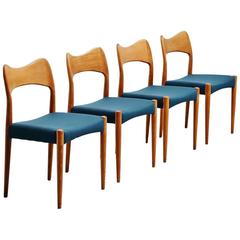 Arne Hovmand Olsen Mogens Kold Dining Chairs, Denmark, 1960 10