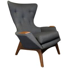 Vintage Adrian Pearsall Wingback Lounge Chair for Craft Associates