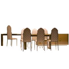 Spectacular Dining Room Set, Alain Delon for Maison Jansen 5