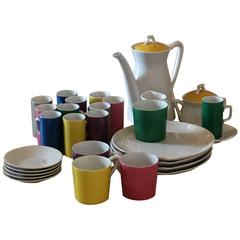 Mid-Century Modern Metasco Porcelain Coffee, Tea & Dessert Service 5
