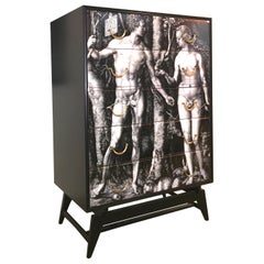 Adam & Eve Lithograph Chest of Drawers