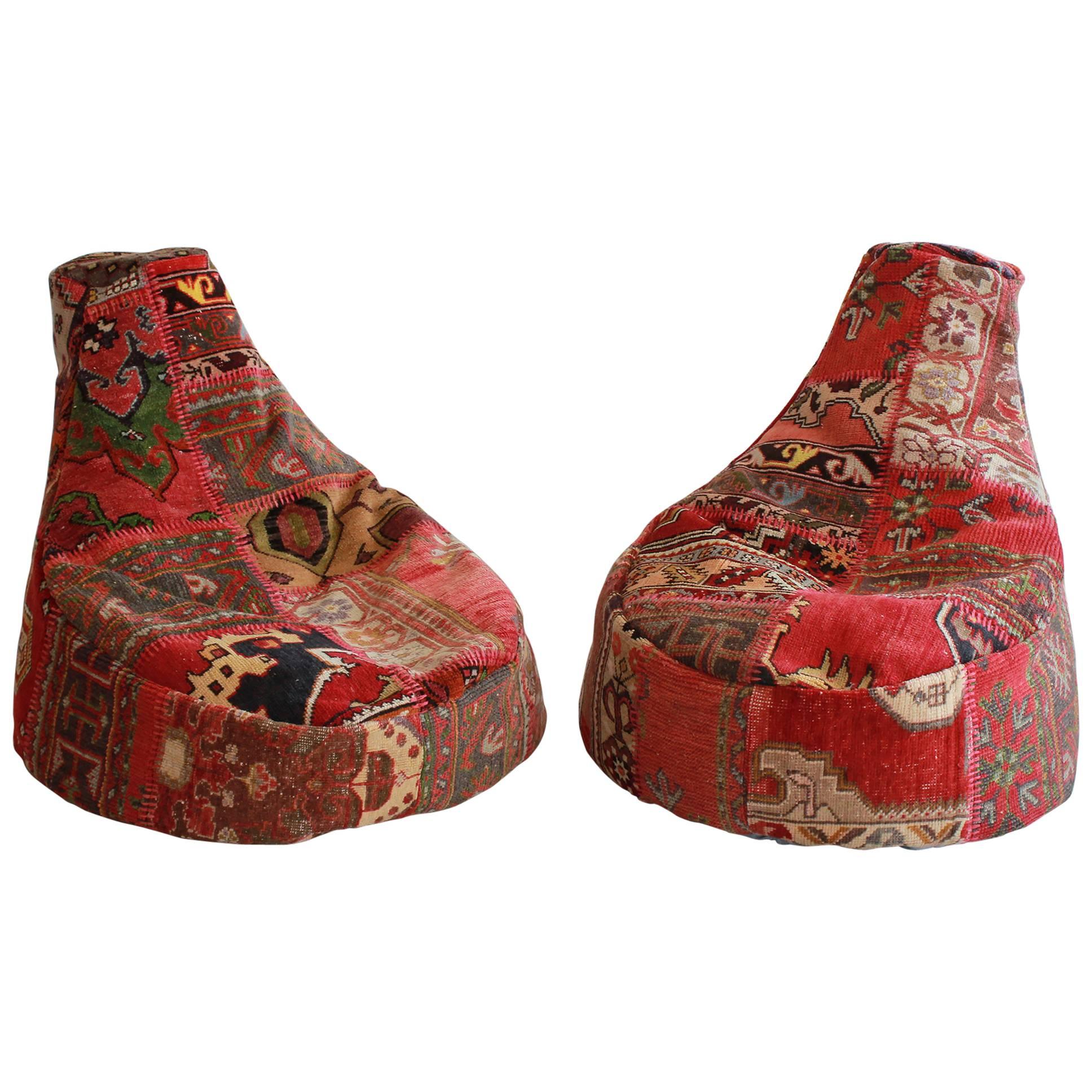 Vintage Turkish Beanbags