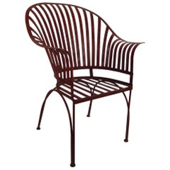 Iron Strap Garden Chair