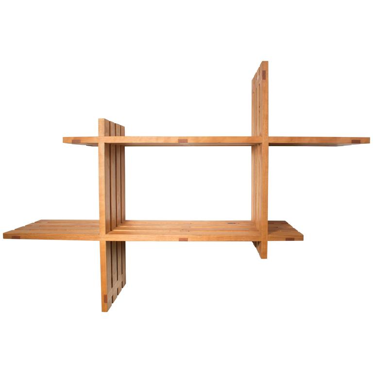 Cross Shelving cherry , handmade original design, made to order For