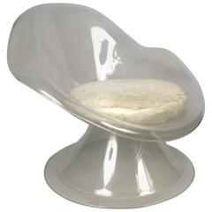 Vintage Lucite 'Jonquil' Chair from Invisible Series by Laverne