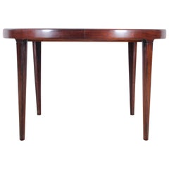Scandinavian Round Dining Table in Rosewood