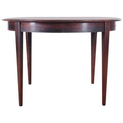 Scandinavian Round Dining Table in Rosewood