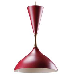 1950s Danish Stilnovo Style Ceiling Light by Svend Aage Holm Sørensen