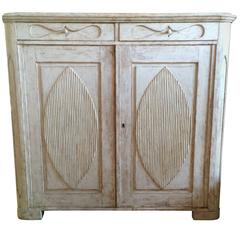 Antique 19th Century High Waisted Swedish Cupboard