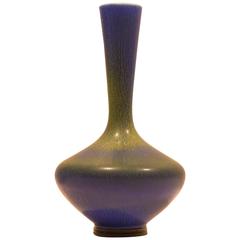 Berndt Friberg Vase with Vivid Blue-Green Glaze