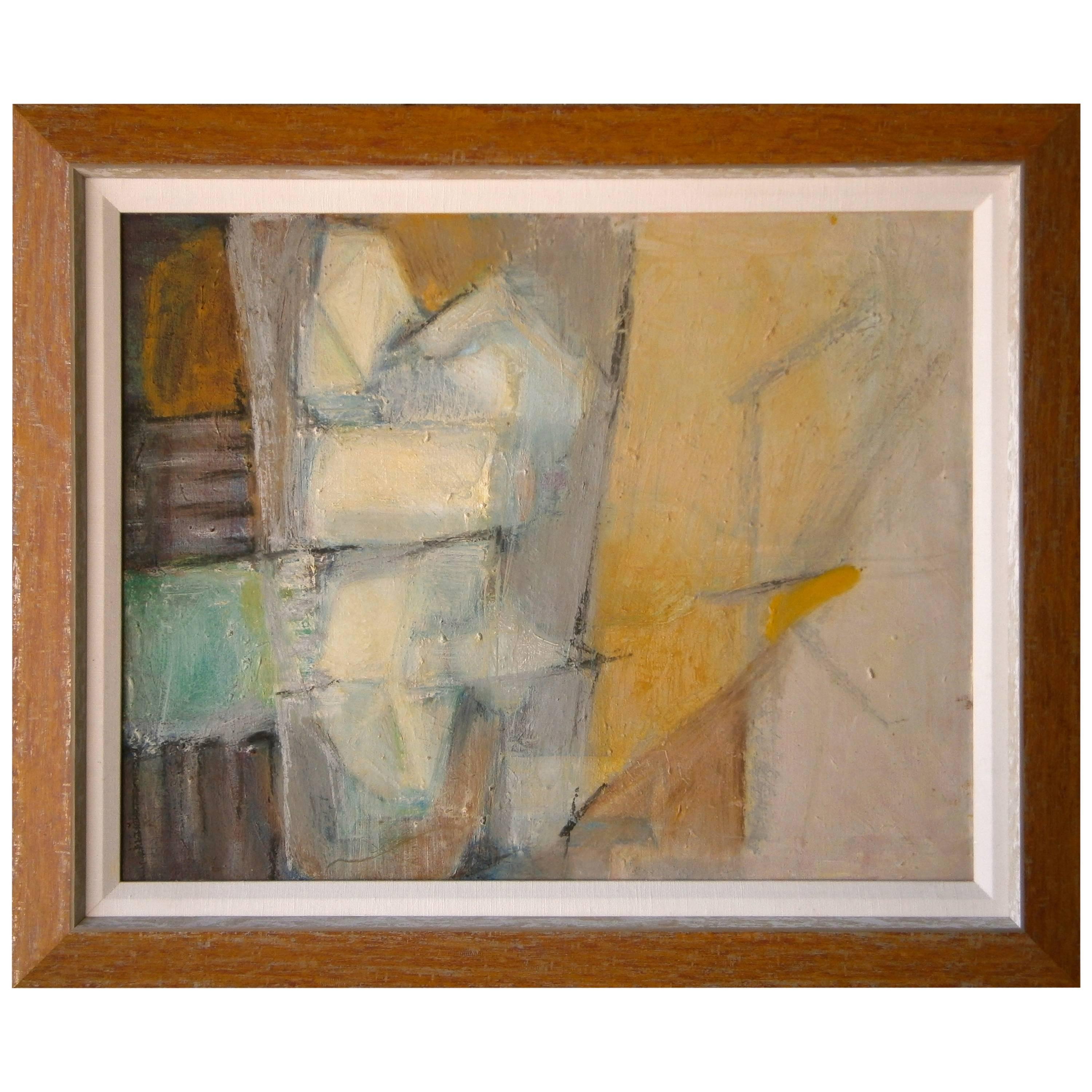 Abstract Original Oil on Canvas C.1960's