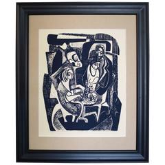 Lenore Simon Nicks II Serigraph Lenore Simon Nicks II Serigraph