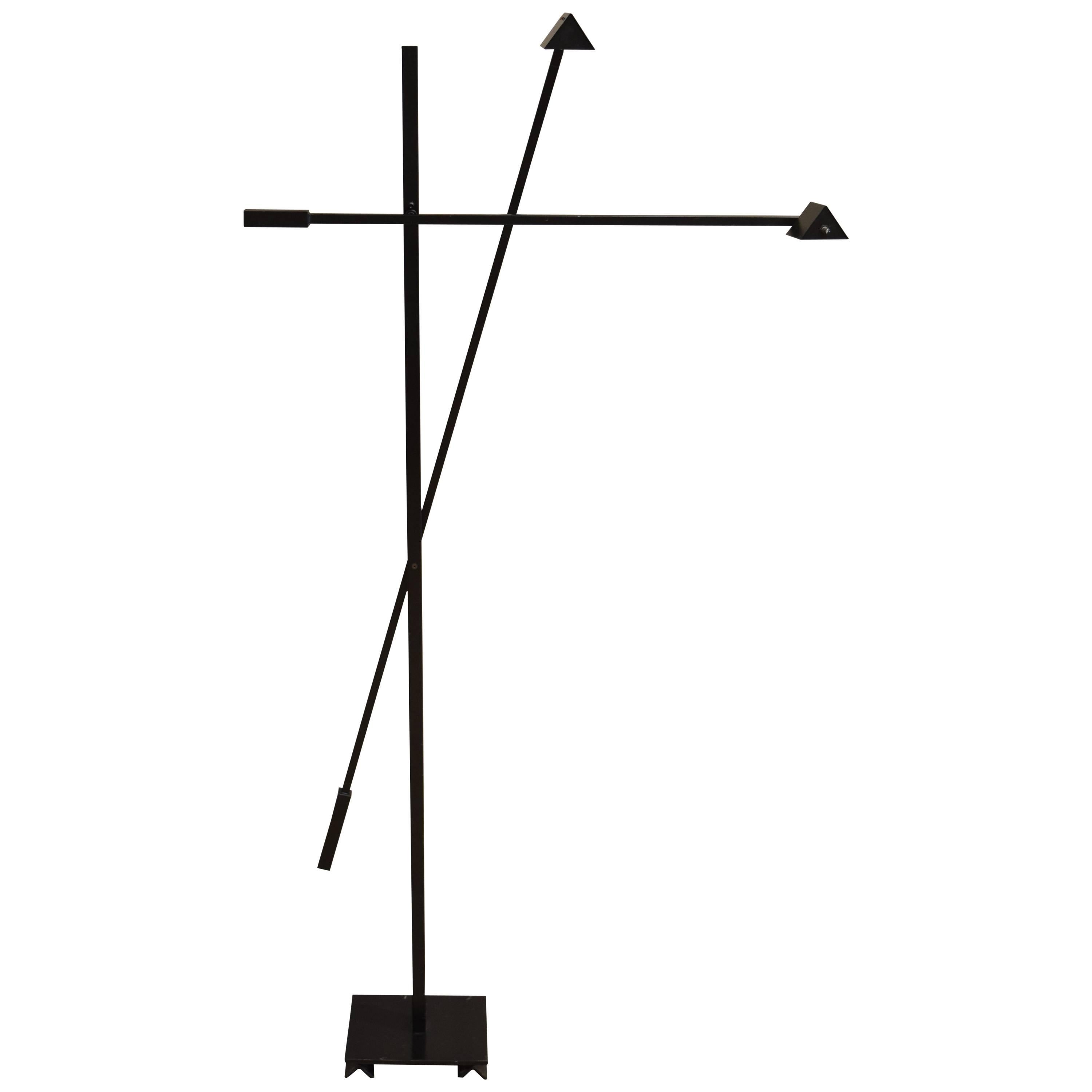 Articulated Floor Lamp in the Style of Robert Sonneman For Sale