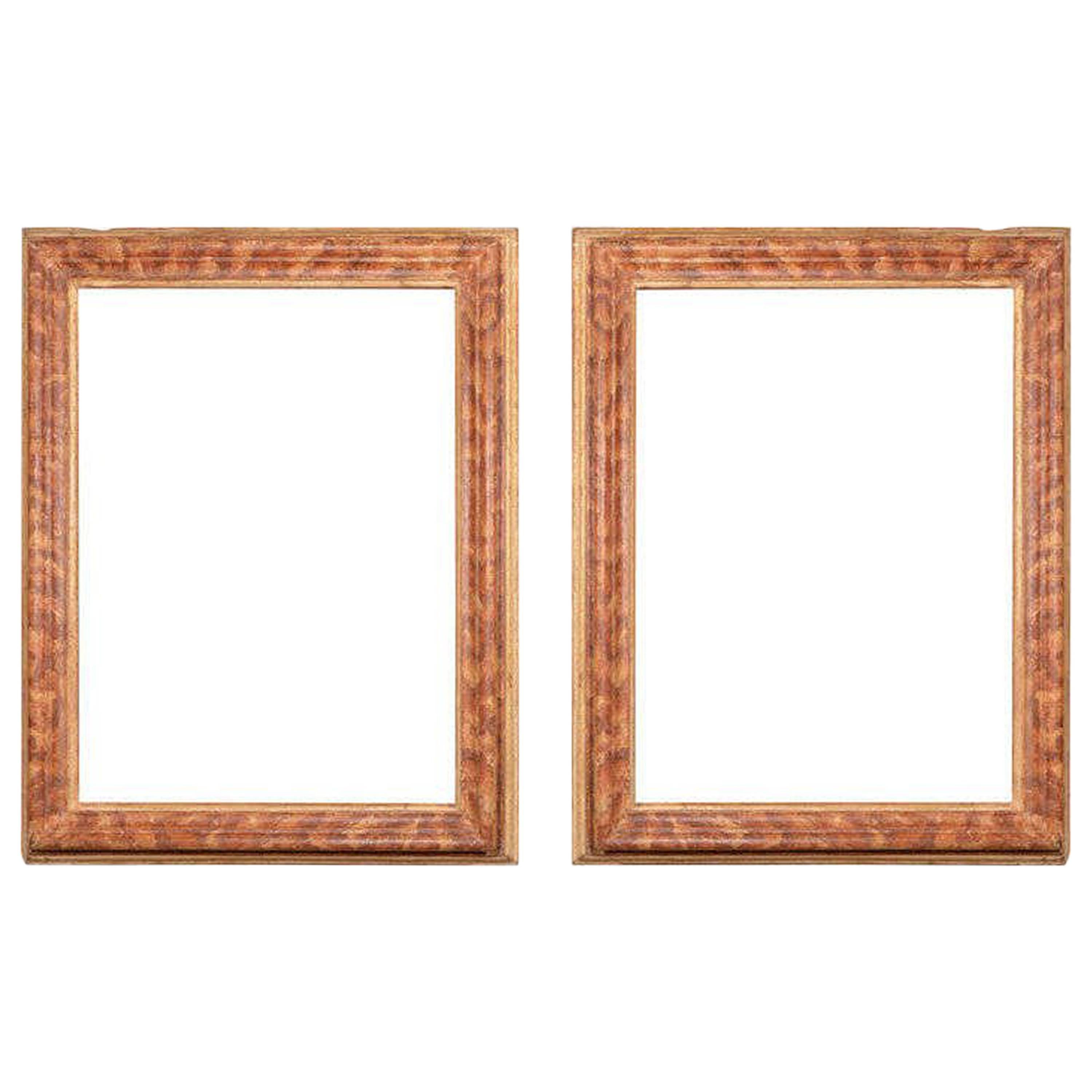 Pair of Faux Painted Frames