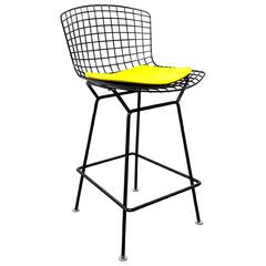 Knoll Harry Bertoia Black Bar Stool