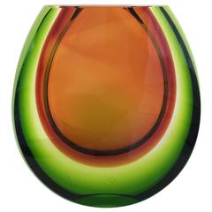 Murano Glass Vase, Italy, circa 1960