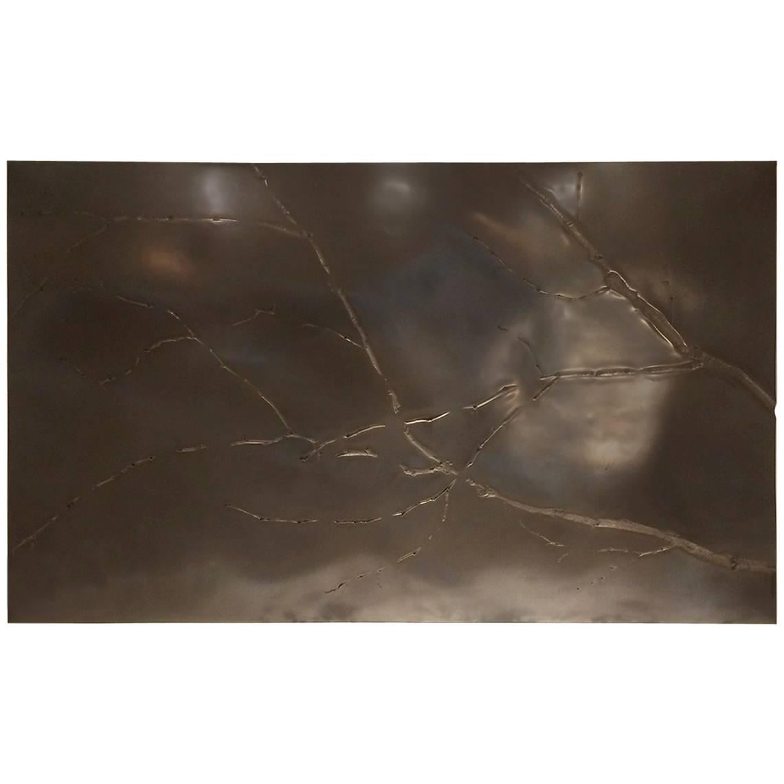 ETHER ATELIER 'Ghosted Branches II' Bronze Wall Panel For Sale