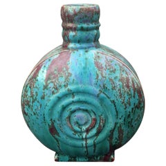 Glazed Ceramic Vase by Primavera, Signed on Base, Primavera