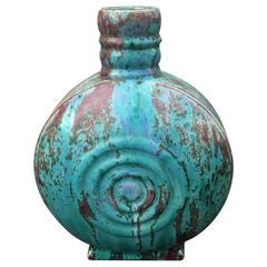 Glazed Ceramic Vase by Primavera, Signed on Base, Primavera 1