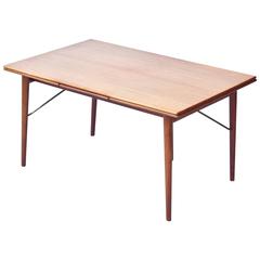 Danish, 1950s Extendable Table by Hvidt & Mølgaard