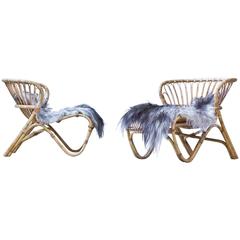 Pair of 1940s "Fox" Easy Chairs by Viggo Boesen