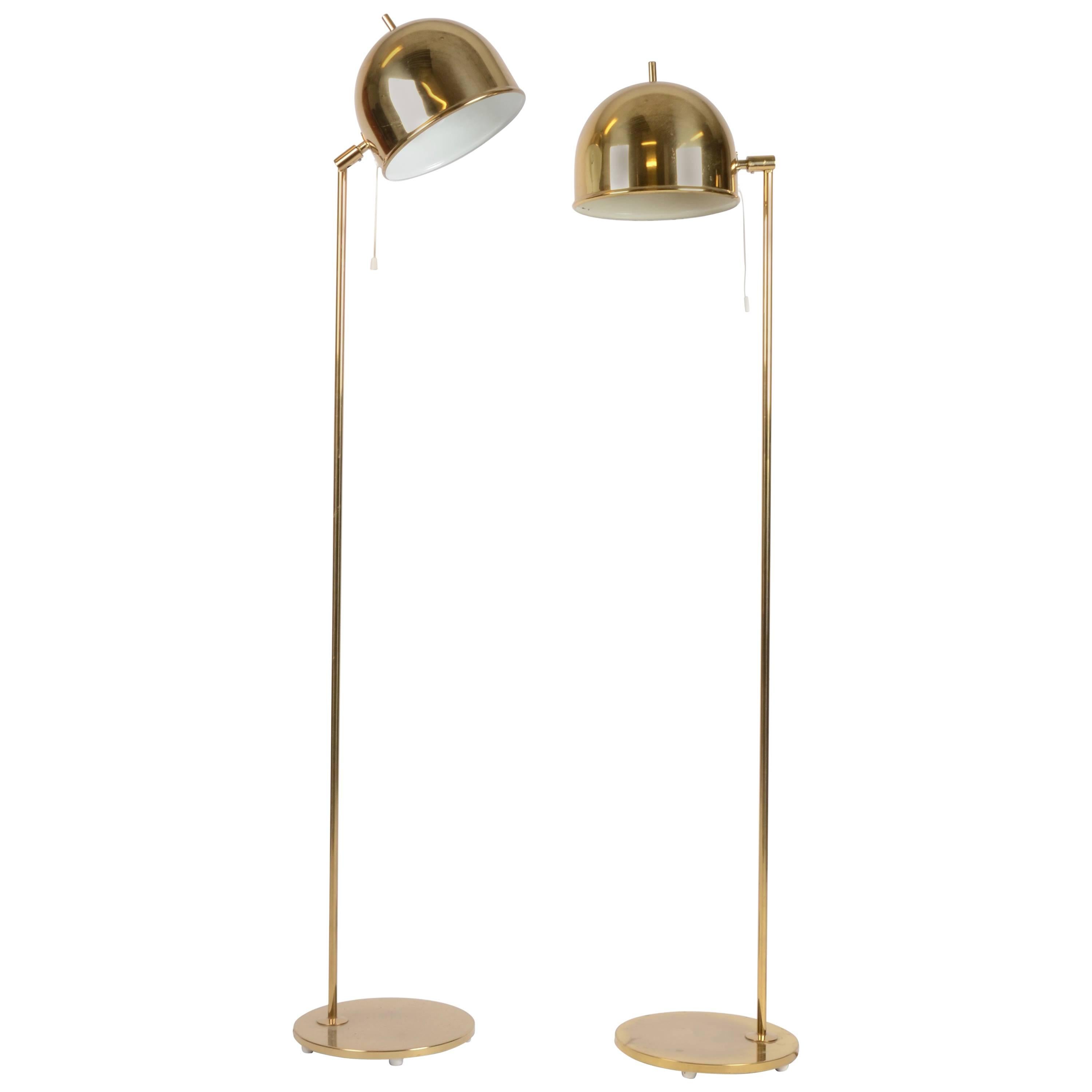 Pair of Floor Lamps, Model G-075, Bergboms, Sweden, 1960-1970s
