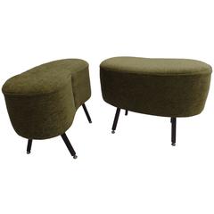 Pair of Italian Mid-Century Modern Style Benches 12