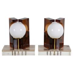 Pair of Table Lamps, 1970