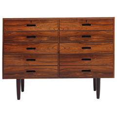 Rosewood Chest of Drawers by Kai Winding for P. Jeppesens Møbelsnedkeri