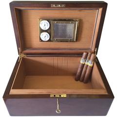 Dunhill Cigar Humidor in Burl Walnut, circa 1930