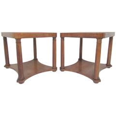 Pair of Regency Style End Tables by Baker Furniture, circa 1960s