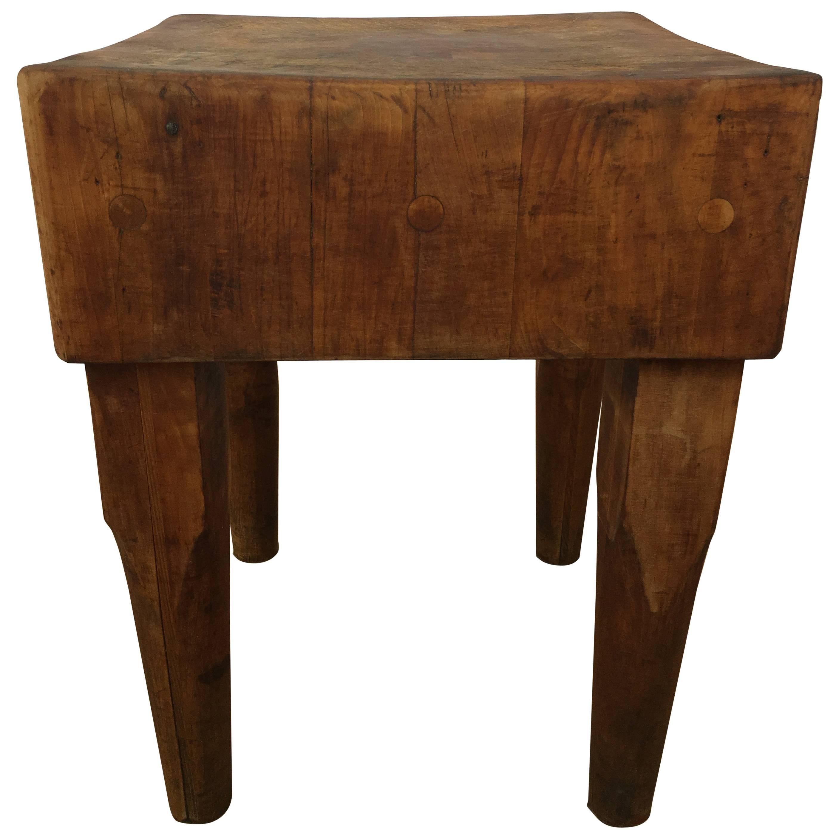 Early 20th Century Butcher Block For Sale