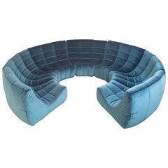 Rare and Exceptional 'Gilda' Circle Sofa by Michel Ducaroy, 1972 12