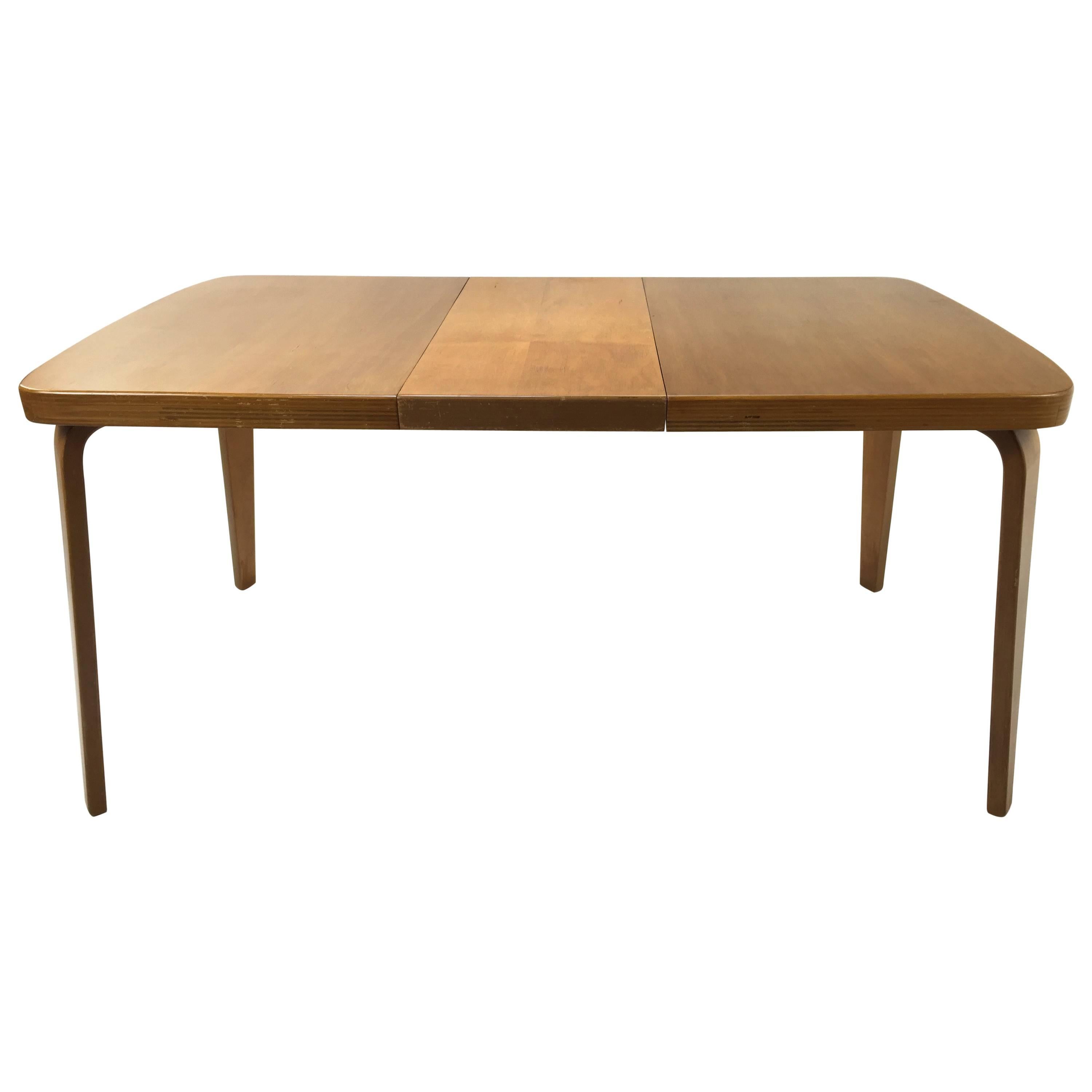 Thaden-Jordan Bent Plywood Dining Table For Sale