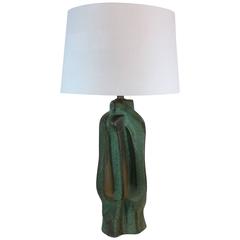 Mid-Century Modernist Organic Abstract Ceramic Lamp