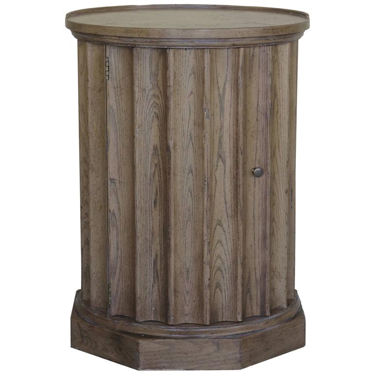 Vintage Baker Column Side Table For Sale at 1stDibs